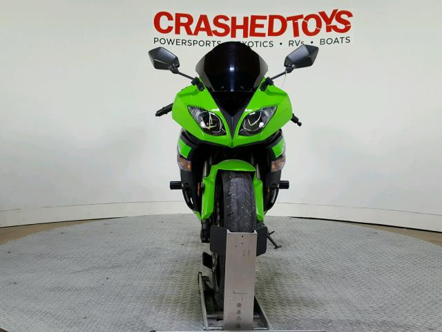 JKAZX4R10CA036124 - 2012 KAWASAKI ZX600 R GREEN photo 3