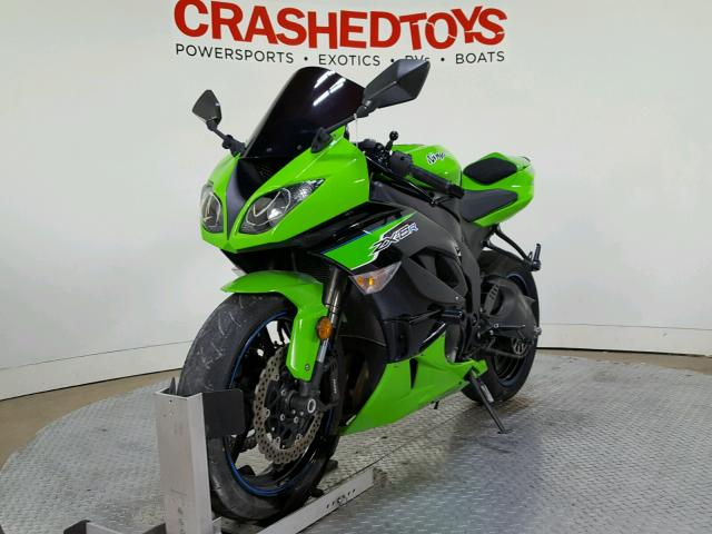 JKAZX4R10CA036124 - 2012 KAWASAKI ZX600 R GREEN photo 4