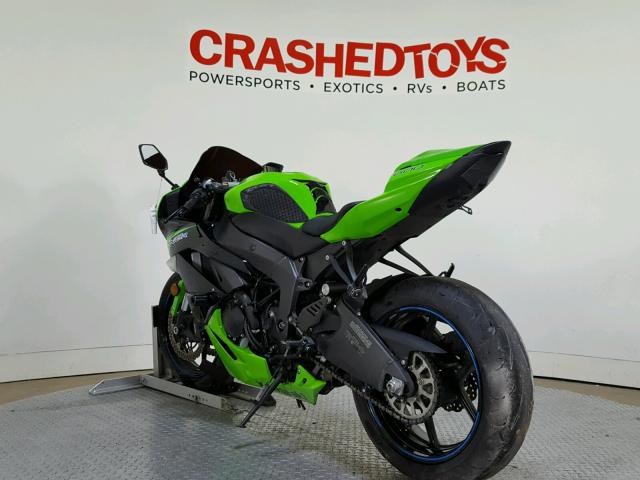 JKAZX4R10CA036124 - 2012 KAWASAKI ZX600 R GREEN photo 8