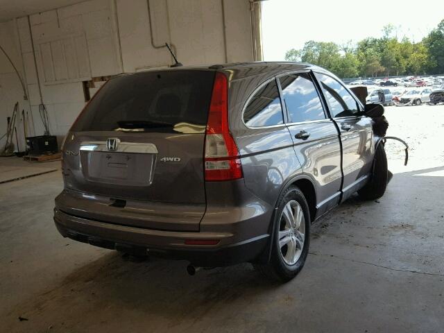 5J6RE4H78BL119783 - 2011 HONDA CR-V BROWN photo 4