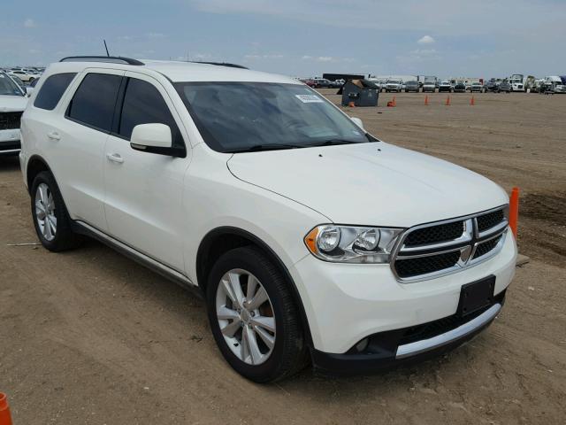 1C4RDHDG7CC180906 - 2012 DODGE DURANGO CR WHITE photo 1