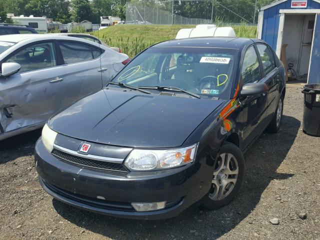 1G8AL52F44Z113861 - 2004 SATURN ION LEVEL BLACK photo 2