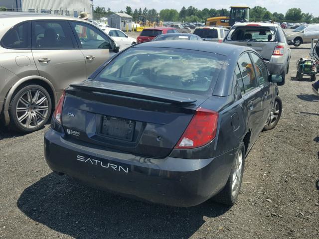 1G8AL52F44Z113861 - 2004 SATURN ION LEVEL BLACK photo 4