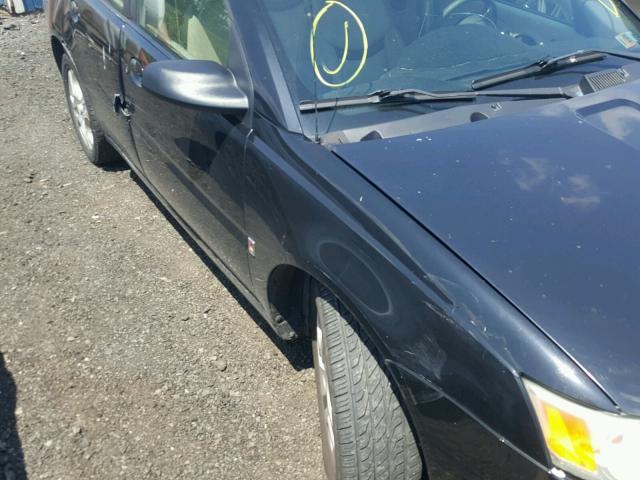 1G8AL52F44Z113861 - 2004 SATURN ION LEVEL BLACK photo 9