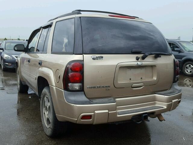 1GNDS13S172175247 - 2007 CHEVROLET TRAILBLAZE GOLD photo 3