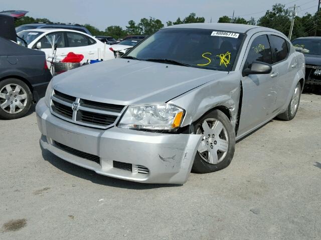 1B3CC4FBXAN101394 - 2010 DODGE AVENGER GRAY photo 2