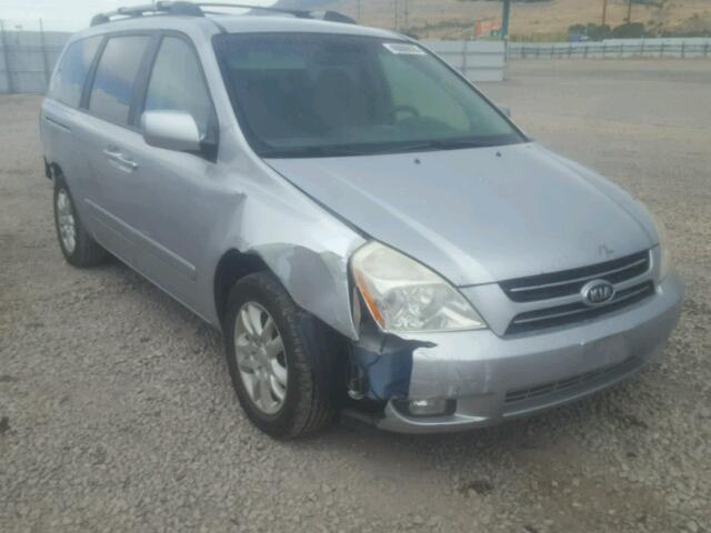 KNDMB233566053375 - 2006 KIA SEDONA EX SILVER photo 1