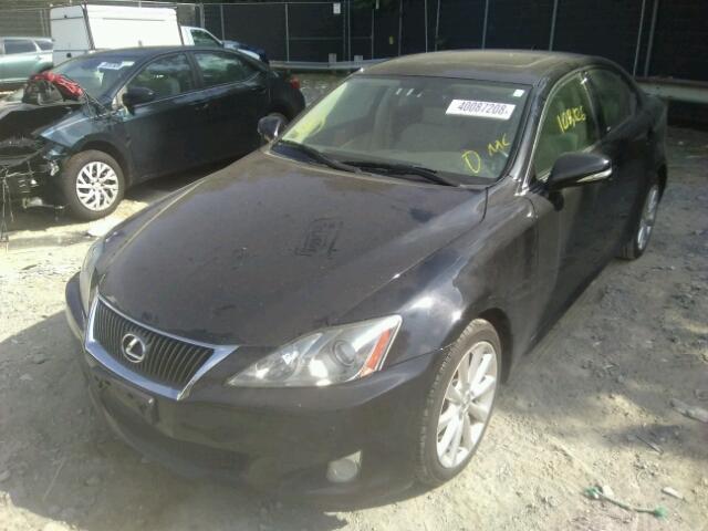 JTHCK262995029216 - 2009 LEXUS IS 250 BLACK photo 2