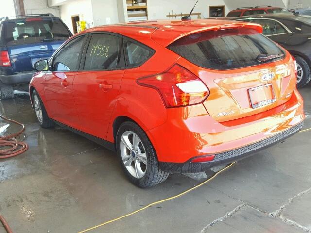 1FADP3K29EL157454 - 2014 FORD FOCUS SE RED photo 3