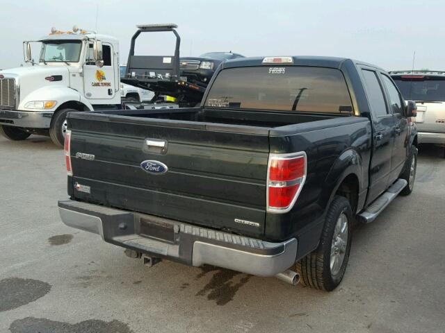 1FTEW1CM5CFA69597 - 2012 FORD F150 SUPER GREEN photo 4