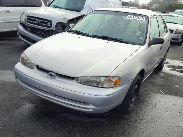 1Y1SK5287XZ438664 - 1999 CHEVROLET GEO PRIZM 银色 照片 2