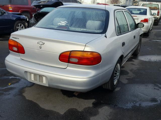 1Y1SK5287XZ438664 - 1999 CHEVROLET GEO PRIZM SILVER photo 4