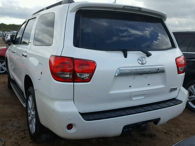 5TDYY5G11FS060074 - 2015 TOYOTA SEQUOIA PL WHITE photo 3