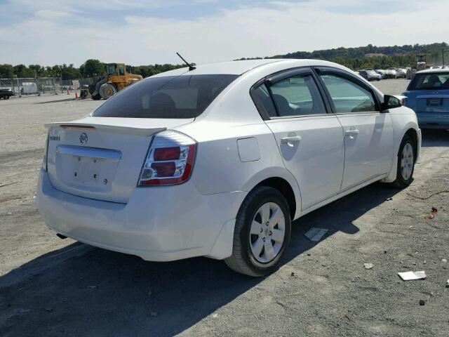 3N1AB6AP4CL771200 - 2012 NISSAN SENTRA 2.0 WHITE photo 4