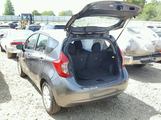 3N1CE2CPXGL401297 - 2016 NISSAN VERSA NOTE GRAY photo 3