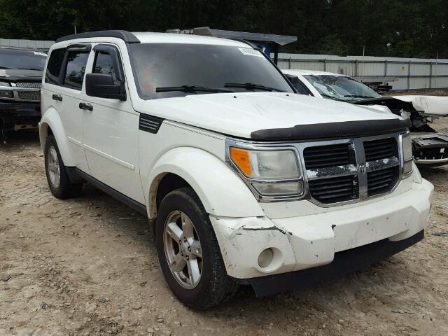 1D8GT28K07W727705 - 2007 DODGE NITRO WHITE photo 1