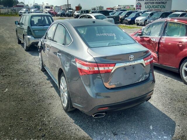 4T1BK1EB3EU080568 - 2014 TOYOTA AVALON BAS GRAY photo 3