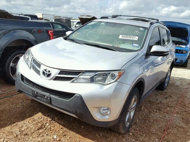 2T3WFREV4FW210333 - 2015 TOYOTA RAV4 GRAY photo 2