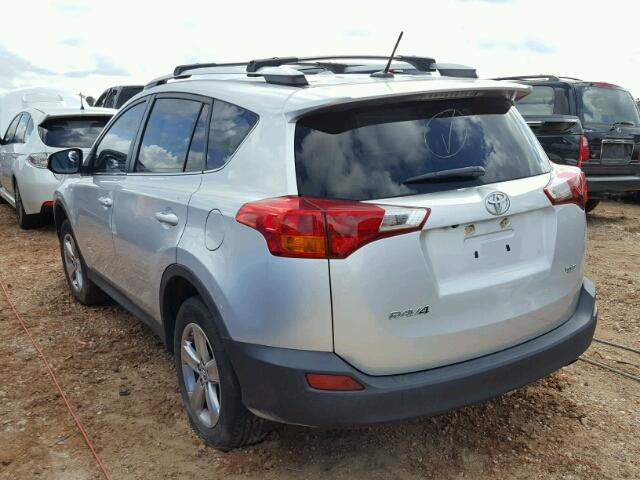 2T3WFREV4FW210333 - 2015 TOYOTA RAV4 GRAY photo 3