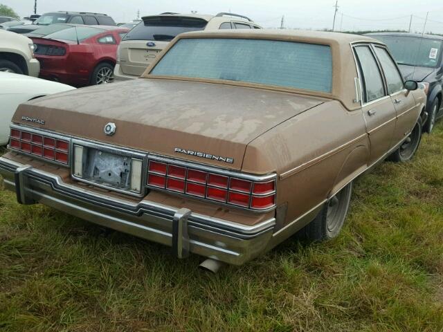 1G2BT69HXGX219226 - 1986 PONTIAC PARISIENNE BROWN photo 4