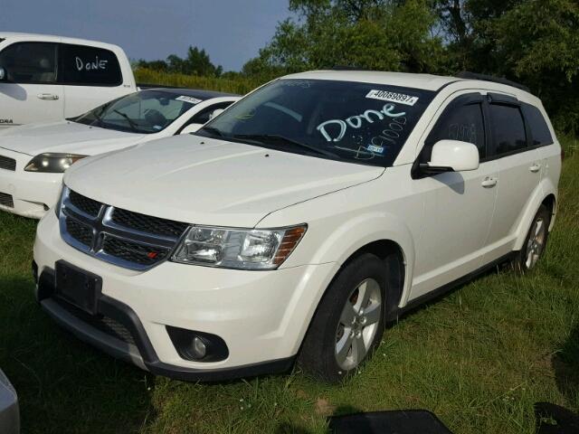 3C4PDCBB3CT392398 - 2012 DODGE JOURNEY WHITE photo 2