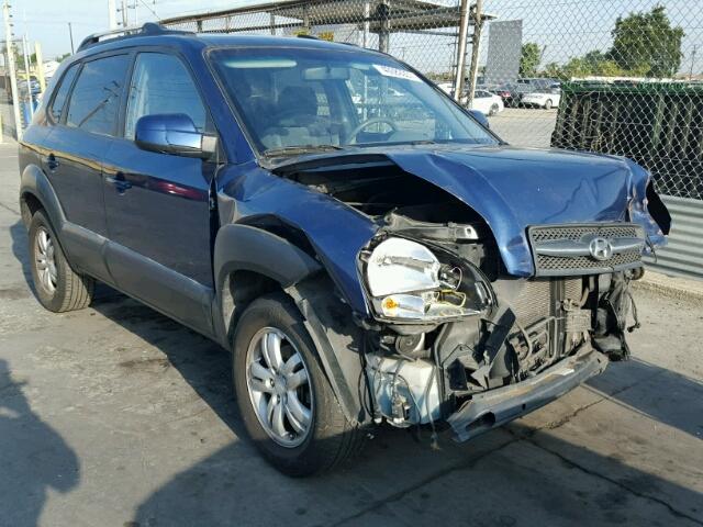 KM8JN12D56U322982 - 2006 HYUNDAI TUCSON GLS BLUE photo 1