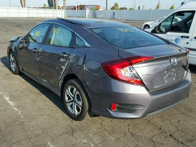 2HGFC2F57GH529016 - 2016 HONDA CIVIC LX GRAY photo 3