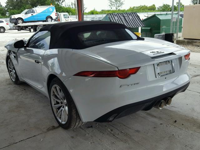 SAJWA6ET2G8K30584 - 2016 JAGUAR F-TYPE WHITE photo 3