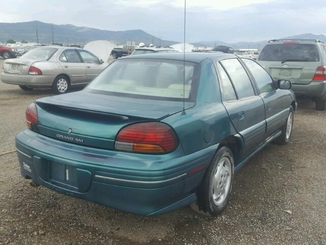 1G2NE52M5WM519202 - 1998 PONTIAC GRAND AM S GREEN photo 4