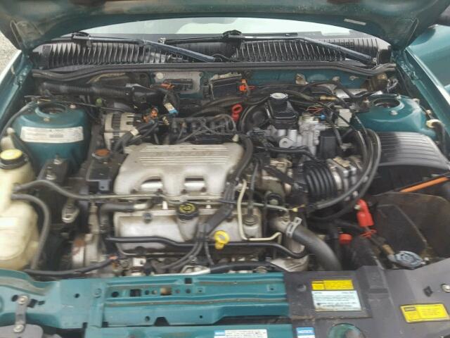 1G2NE52M5WM519202 - 1998 PONTIAC GRAND AM S GREEN photo 7