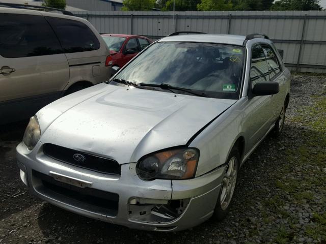 JF1GG67525H818312 - 2005 SUBARU IMPREZA RS SILVER photo 2