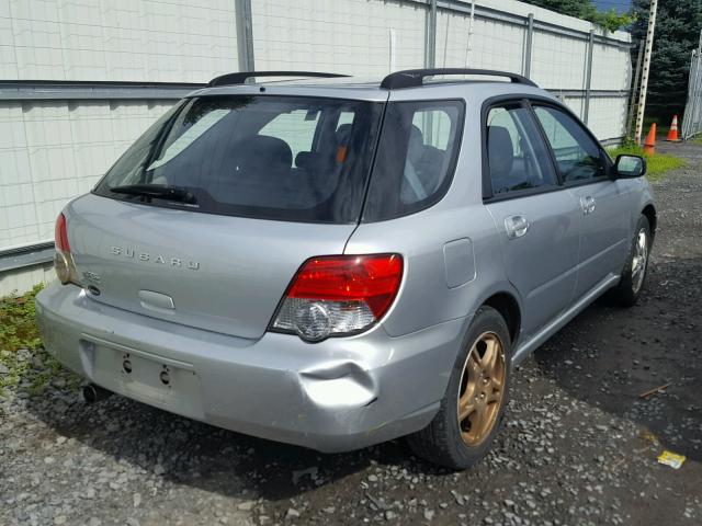 JF1GG67525H818312 - 2005 SUBARU IMPREZA RS SILVER photo 4