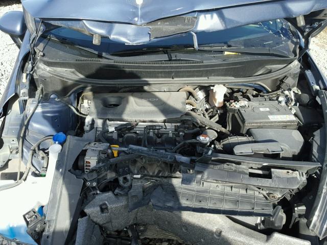 KNADM4A36G6684563 - 2016 KIA RIO LX BLUE photo 7