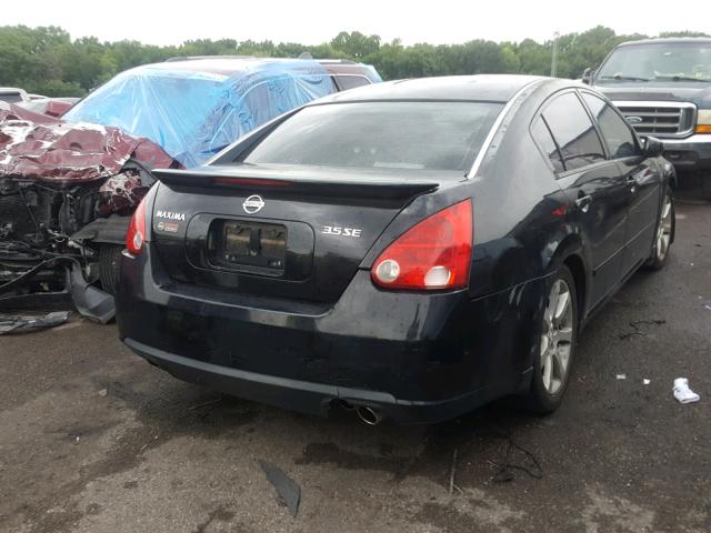 1N4BA41E58C833493 - 2008 NISSAN MAXIMA SE BLACK photo 4