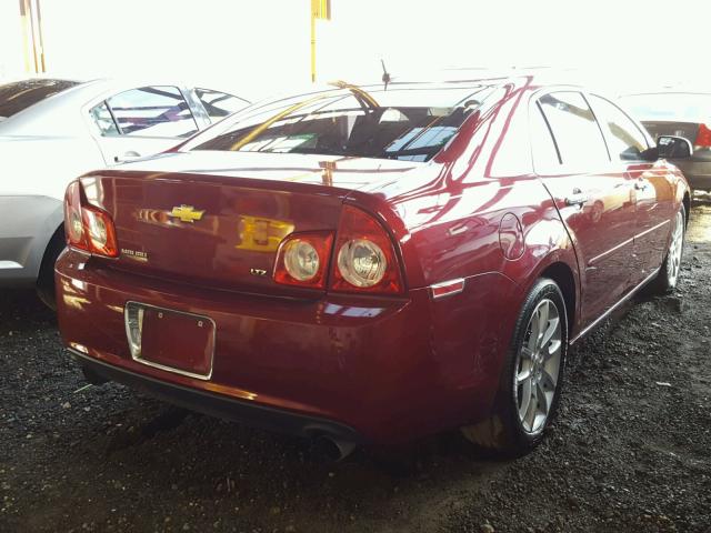 1G1ZK57779F104232 - 2009 CHEVROLET MALIBU LTZ 栗色 照片 4