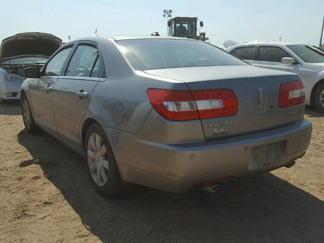 3LNHM26T08R645212 - 2008 LINCOLN MKZ GRAY photo 3