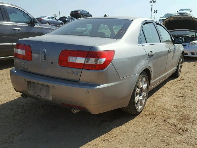 3LNHM26T08R645212 - 2008 LINCOLN MKZ GRAY photo 4