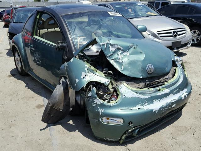 3VWCD21C3YM482202 - 2000 VOLKSWAGEN NEW BEETLE მწვანე ფოტო 1