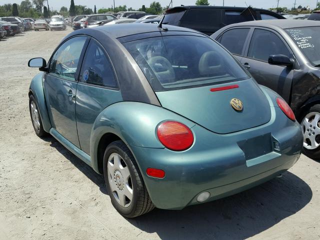 3VWCD21C3YM482202 - 2000 VOLKSWAGEN NEW BEETLE მწვანე ფოტო 3