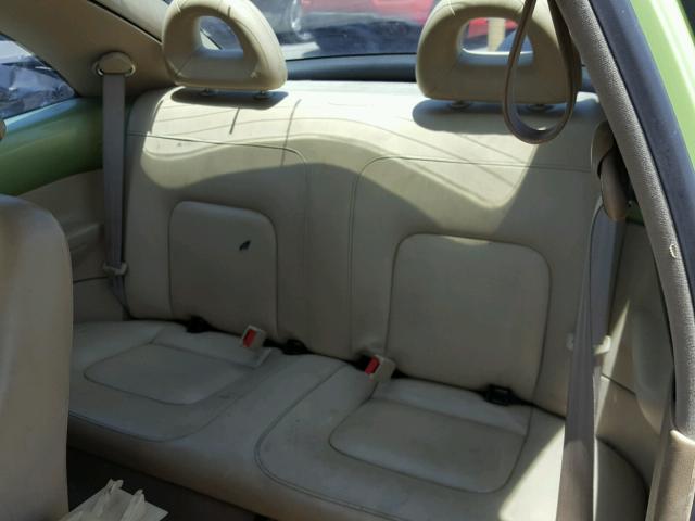 3VWCD21C3YM482202 - 2000 VOLKSWAGEN NEW BEETLE მწვანე ფოტო 6