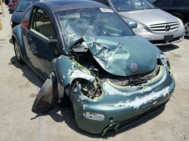 3VWCD21C3YM482202 - 2000 VOLKSWAGEN NEW BEETLE მწვანე ფოტო 9