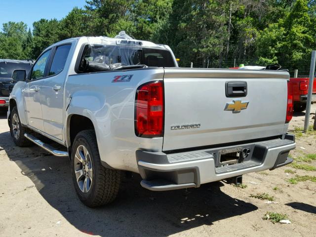 1GCGTDE30G1220291 - 2016 CHEVROLET COLORADO Z SILVER photo 3