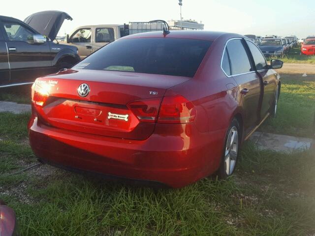 1VWAT7A37FC093519 - 2015 VOLKSWAGEN PASSAT S Կարմիր լուսանկար 4