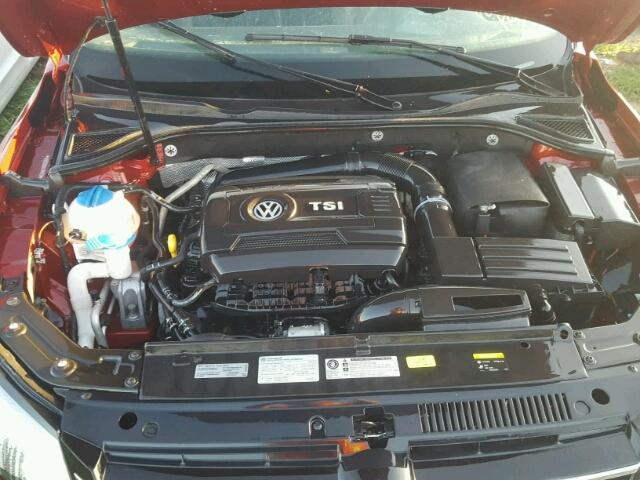 1VWAT7A37FC093519 - 2015 VOLKSWAGEN PASSAT S Կարմիր լուսանկար 7