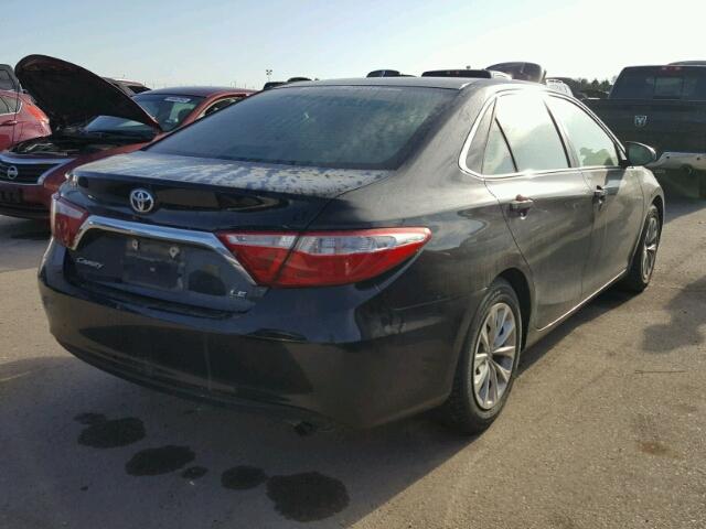 4T4BF1FK1FR451995 - 2015 TOYOTA CAMRY LE 黑色 照片 4