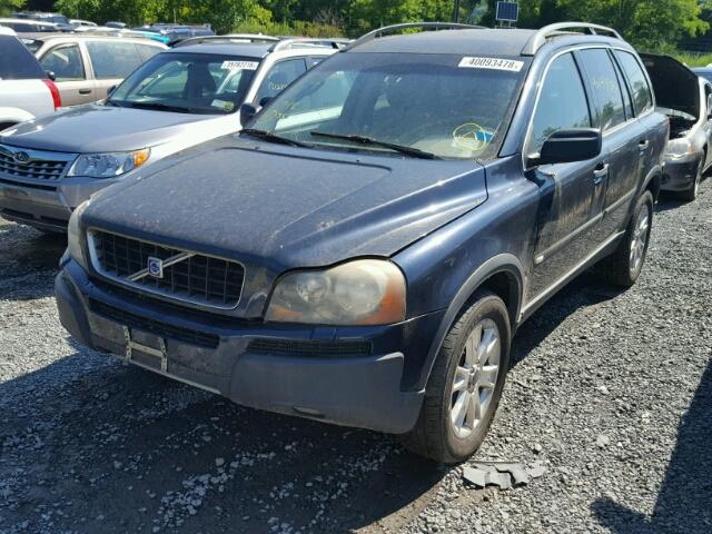 YV1CM59HX41106019 - 2004 VOLVO XC90 BLUE photo 2