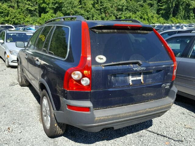 YV1CM59HX41106019 - 2004 VOLVO XC90 BLUE photo 3