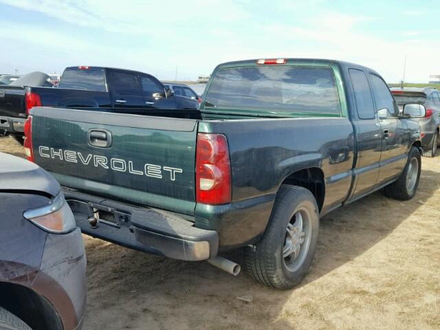 2GCEC19V231406615 - 2003 CHEVROLET SILVERADO GREEN photo 4