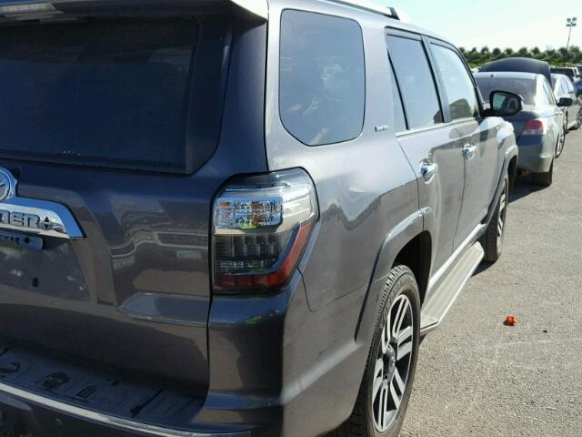 JTEZU5JRXF5098550 - 2015 TOYOTA 4RUNNER SR GRAY photo 4