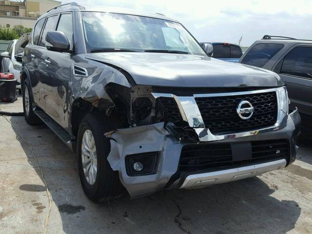 JN8AY2ND6H9007339 - 2017 NISSAN ARMADA SV GRAY photo 1